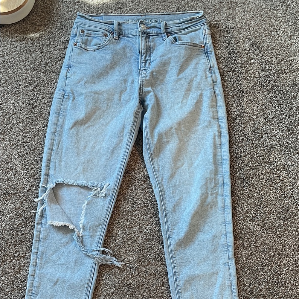 American Eagle Outfitters Light Blue Boyfriend Jeans